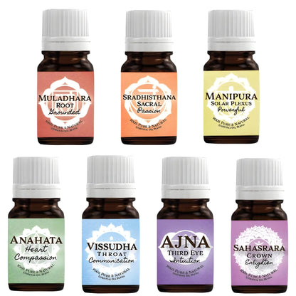 SOUL STICKS 7 Chakra Essential Oil Set (7x10mL)
