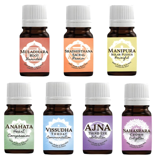 SOUL STICKS 7 Chakra Essential Oil Set (7x10mL)