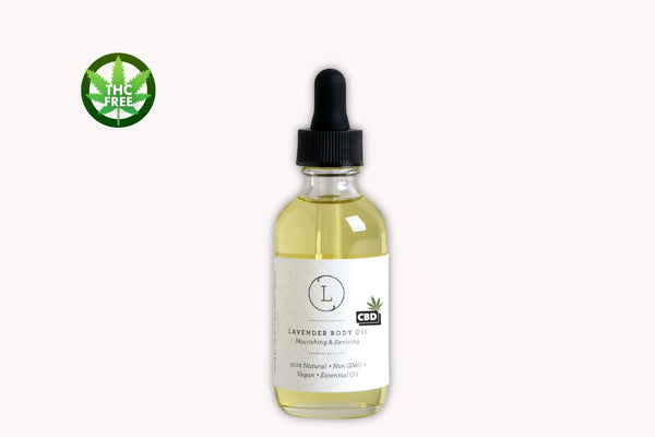 Lavender CBD Body Oil  Hydrating & Calming Daily Moisture